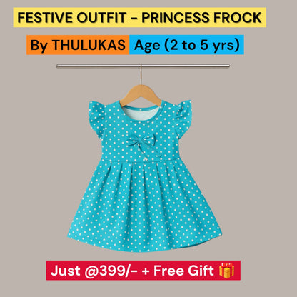 Girls' Stylish & Party Wear Frock - Age (2 - 5yrs)