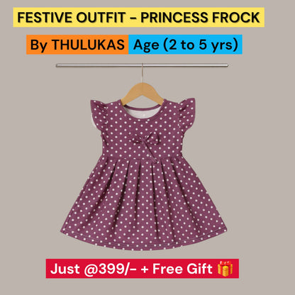 Girls' Stylish & Party Wear Frock - Age (2 - 5yrs)