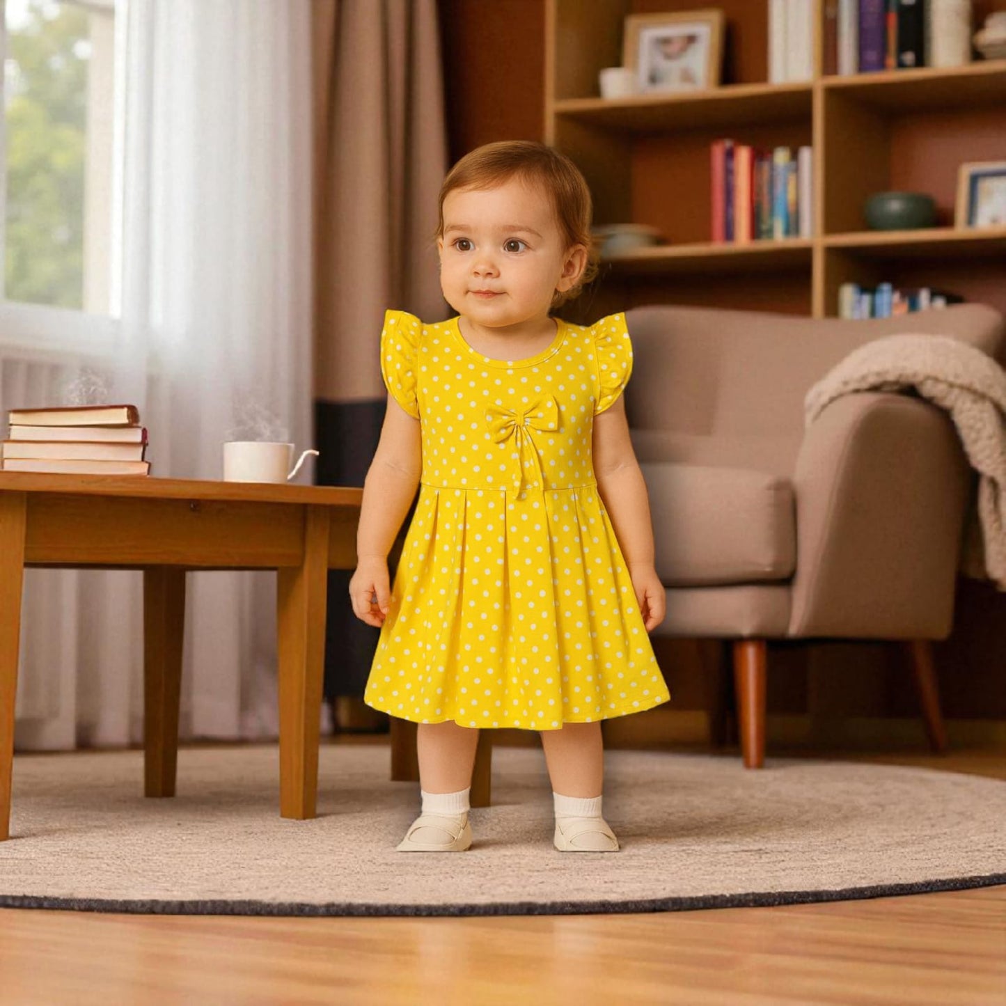 Girls' Stylish & Party Wear Frock - Age (2 - 5yrs)