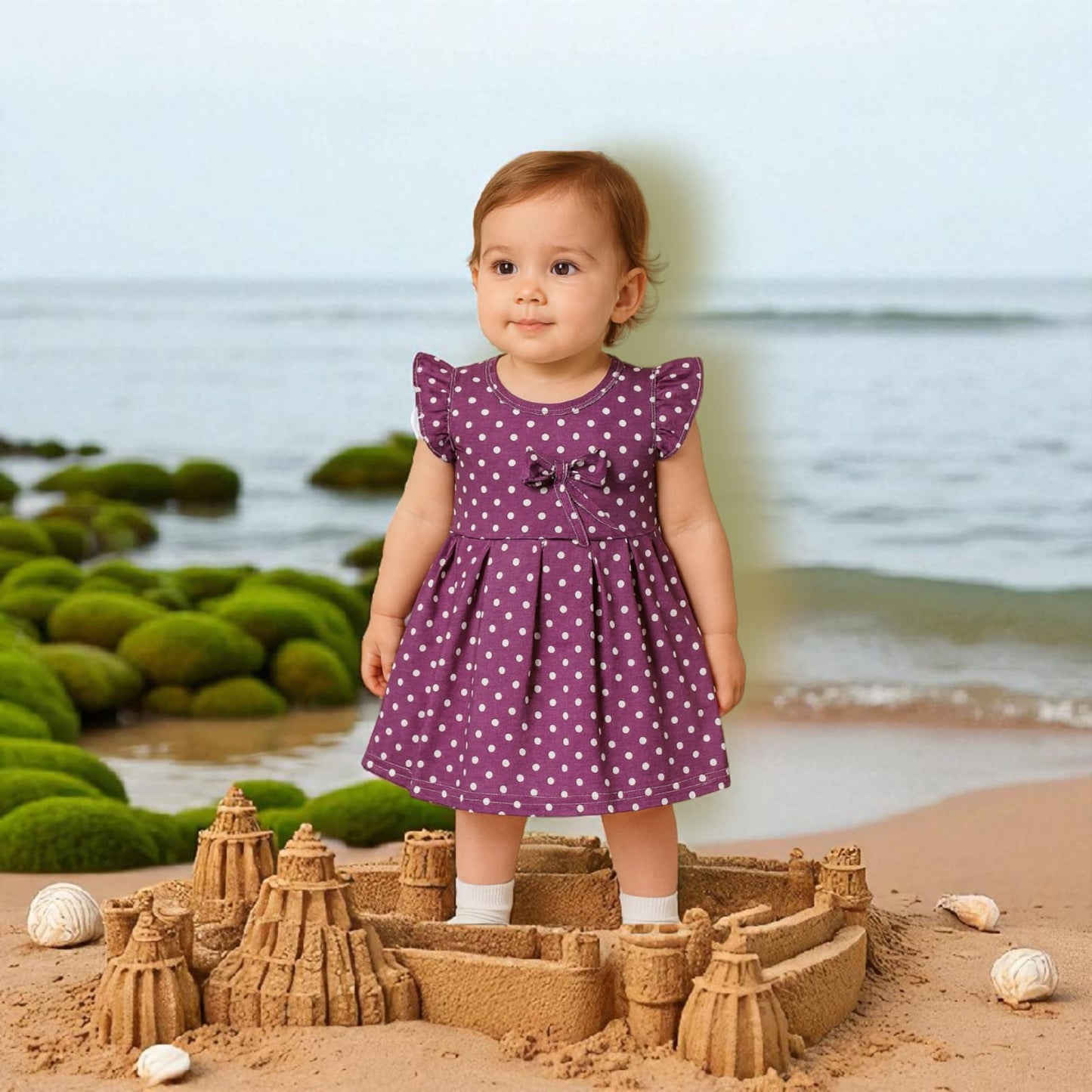 Girls' Stylish & Party Wear Frock - Age (2 - 5yrs)