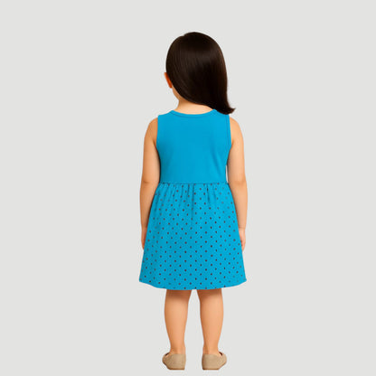 Pack of best 3 - Girls’ Sleeveless Floral Printed Frock (Age 0-3 yrs)