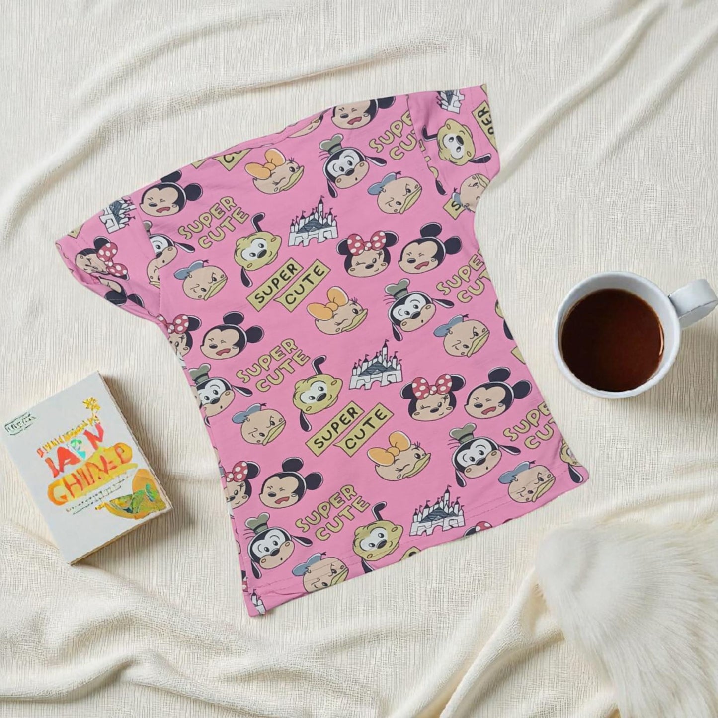 Pack of 3 -Girls' Nightwear Set – Age (1 to 4 Years)