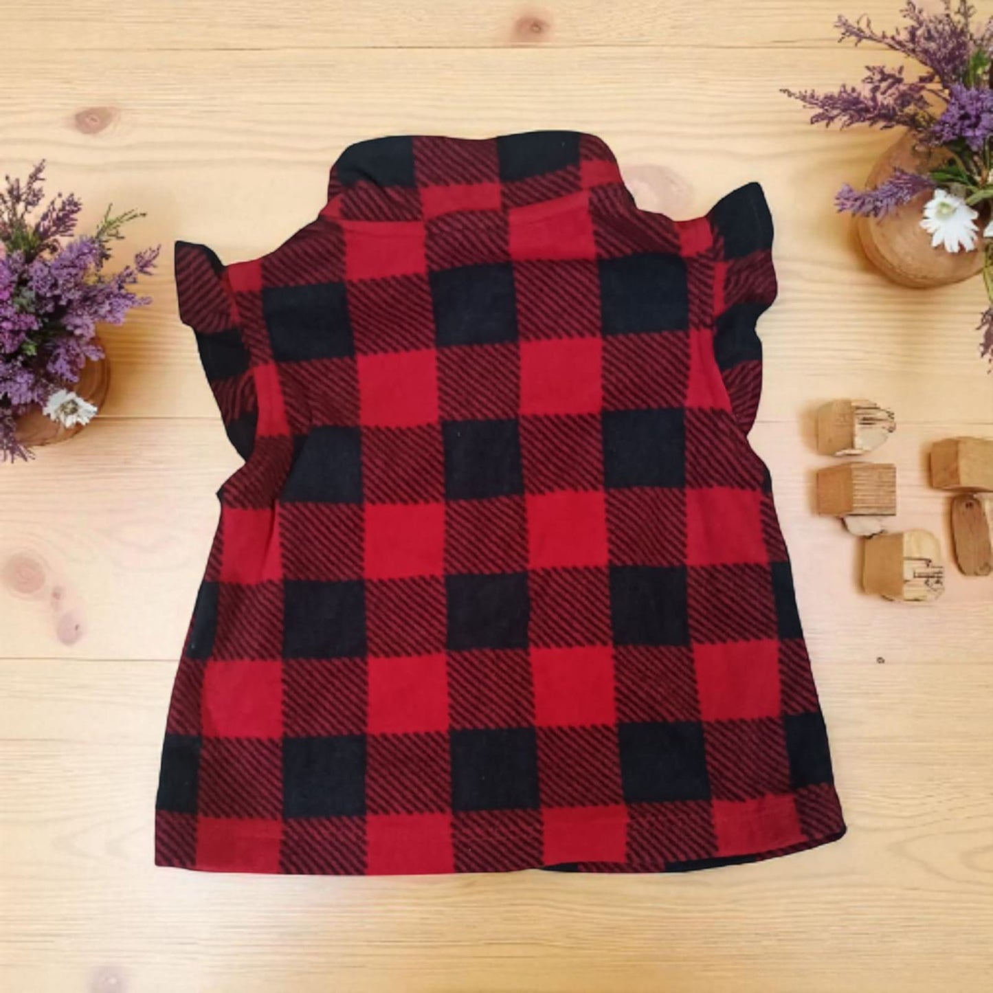 Girls’ Red Collar Winter Dress  Age (3-12 Months)