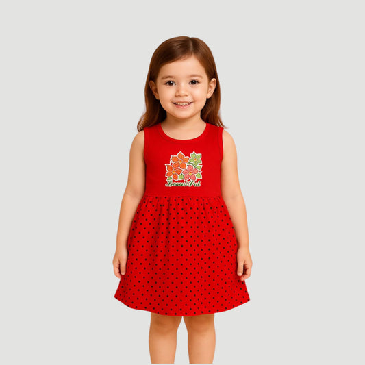 Pack of best 3 - Girls’ Sleeveless Floral Printed Frock (Age 0-3 yrs)