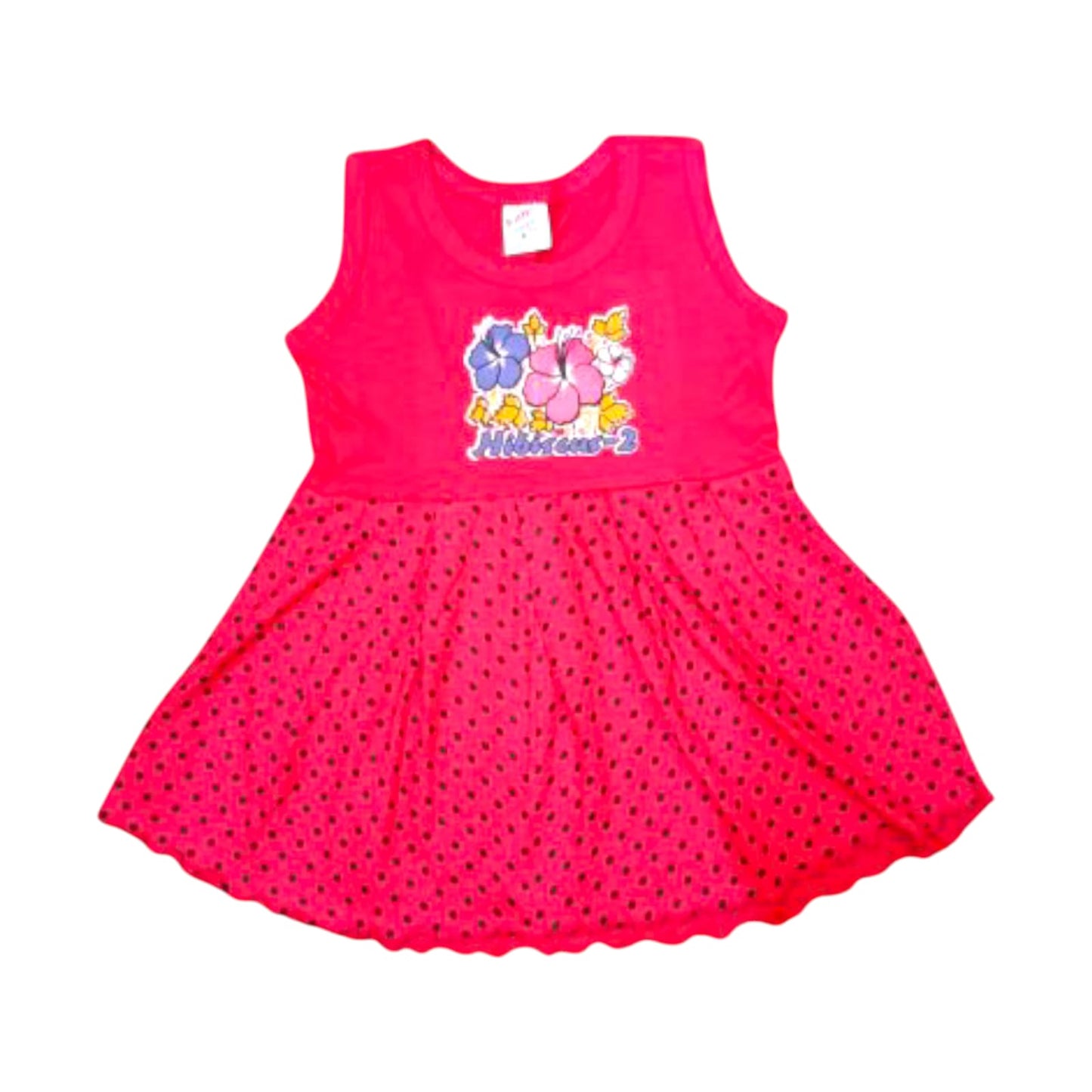 Pack of best 3 - Girls’ Sleeveless Floral Printed Frock (Age 0-3 yrs)