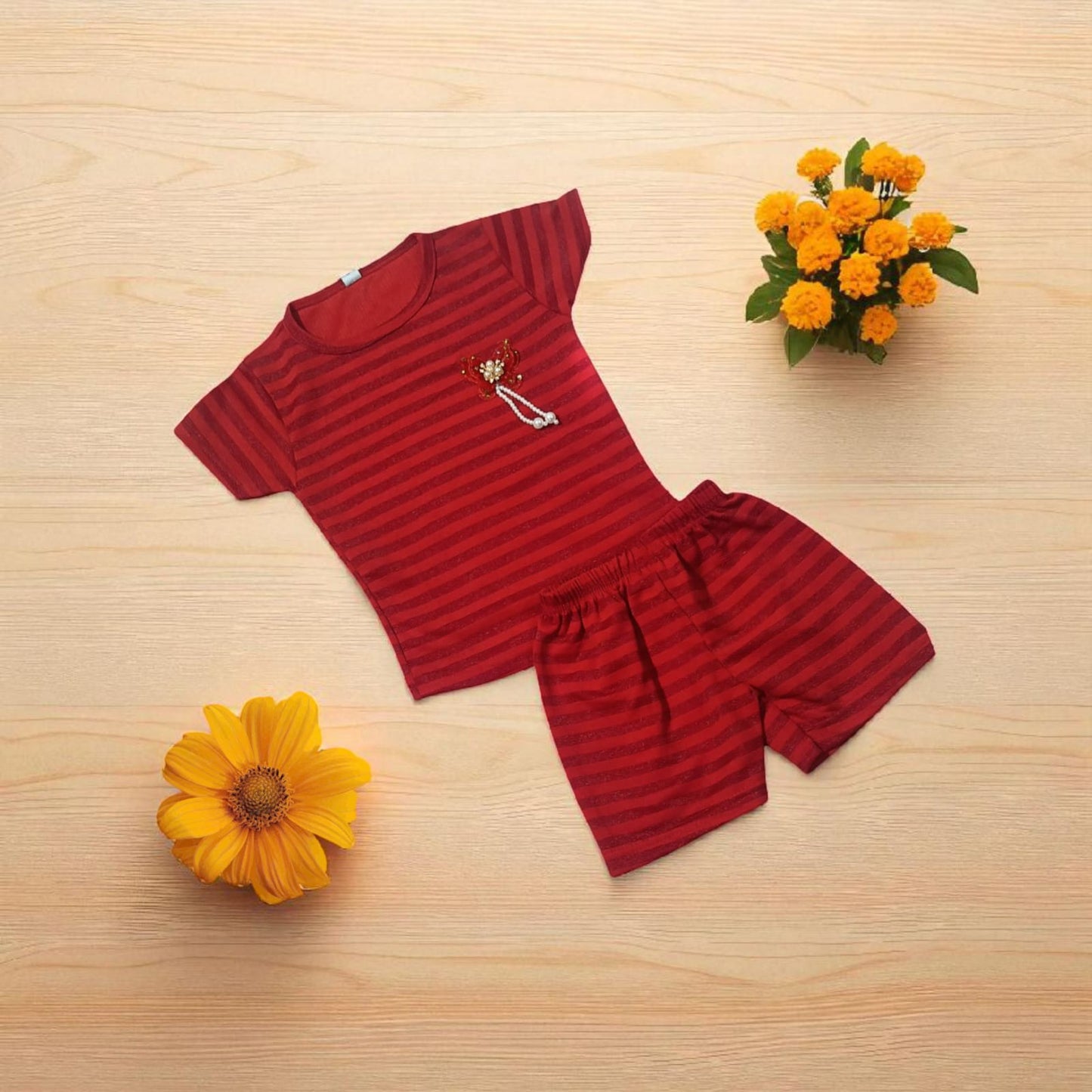 Girls' Trendy Festive Outfit Set – Age (1-2 yrs)