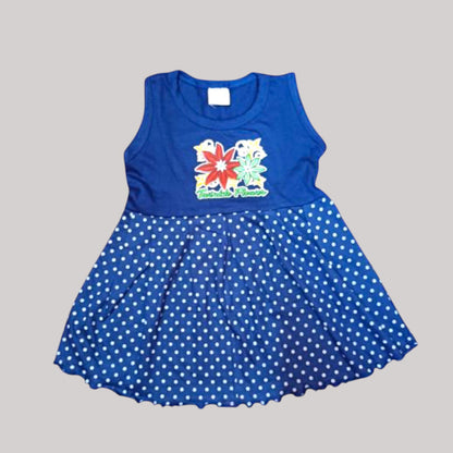Pack of best 3 - Girls’ Cotton Sleeveless Frock (Age 0-3 yrs)