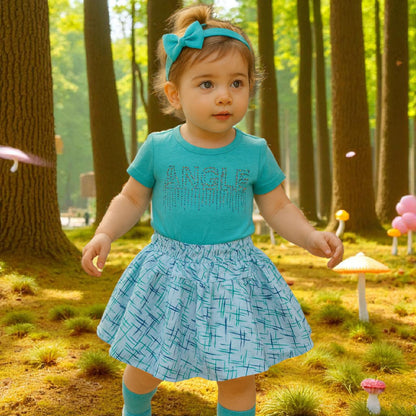 Pack of 2 Stylish Baby Girl T-Shirt & Skirt Set(Age 1-3 yrs)