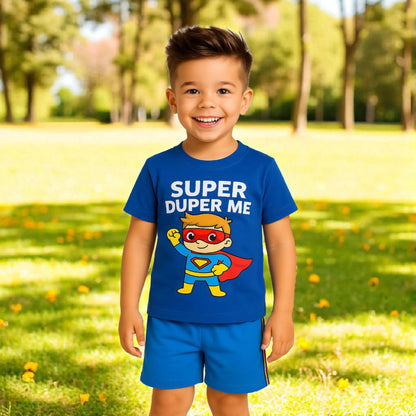 Pack of 3 -Boys Premium Cotton T-Shirt & Shorts Age (1-5 yrs)