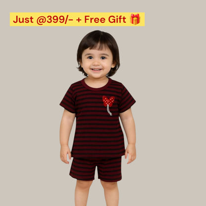 Girls' Trendy Festive Outfit Set – Age (1-2 yrs)