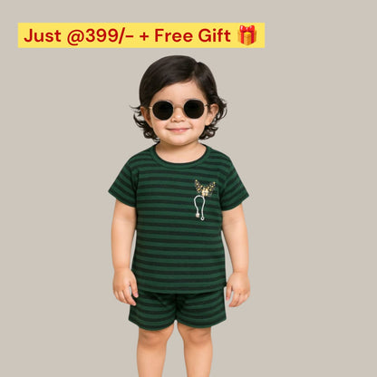 Girls' Trendy Festive Outfit Set – Age (1-2 yrs)